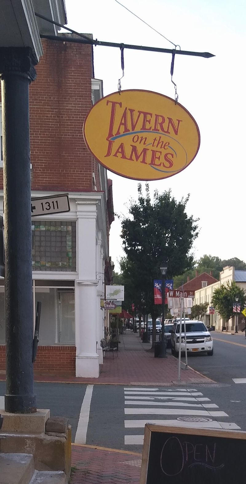 The James River near Scottsville