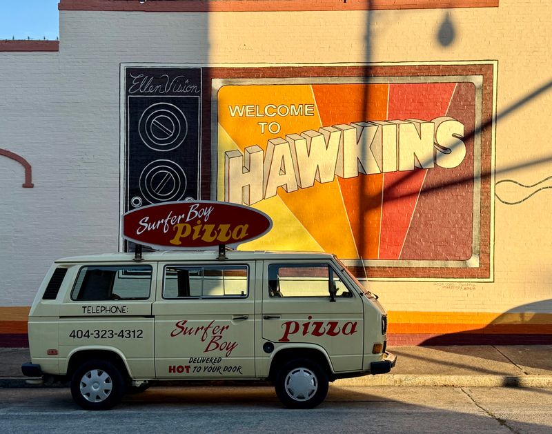 Stranger Things Selfie Tour With Digital Map