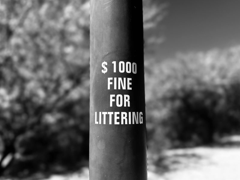 Littering Includes Leaving Organic Waste