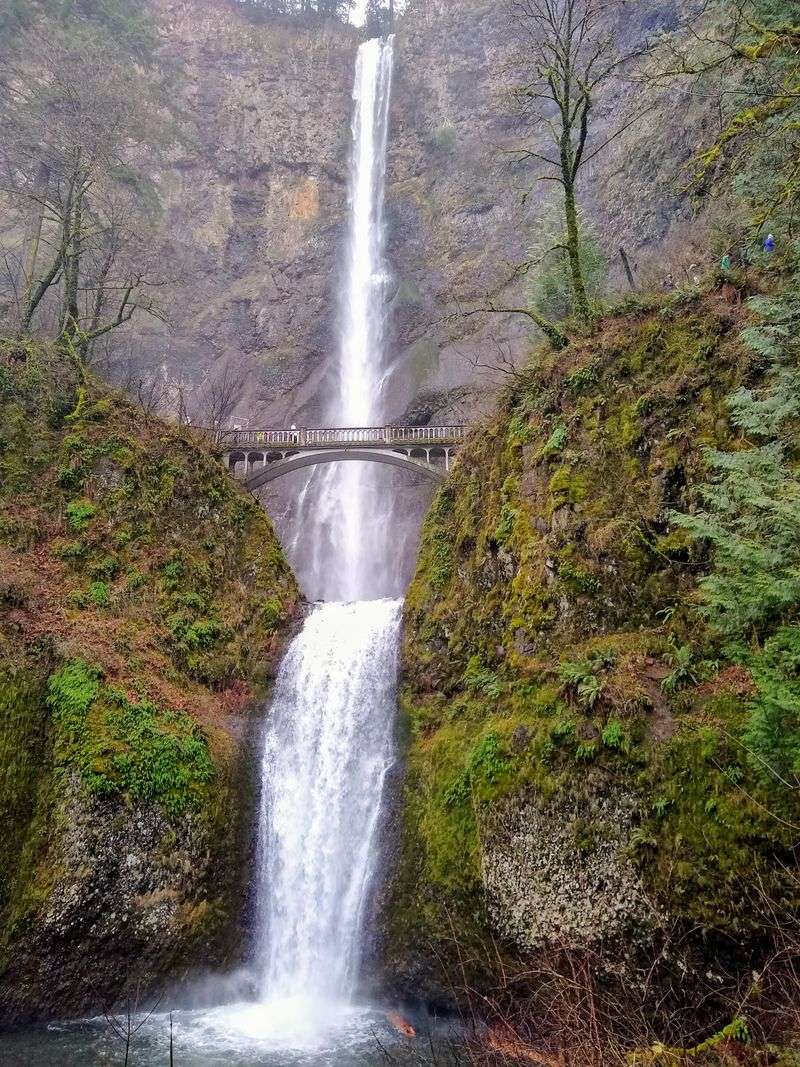 Multnomah Falls and Historic Columbia River Highway