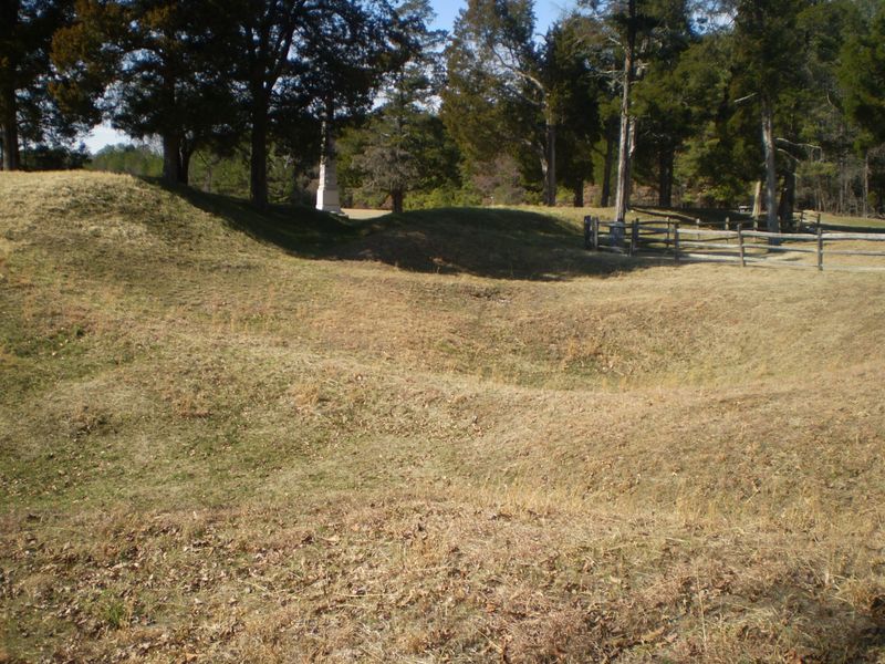 Earthwork Fortifications Still Standing Strong