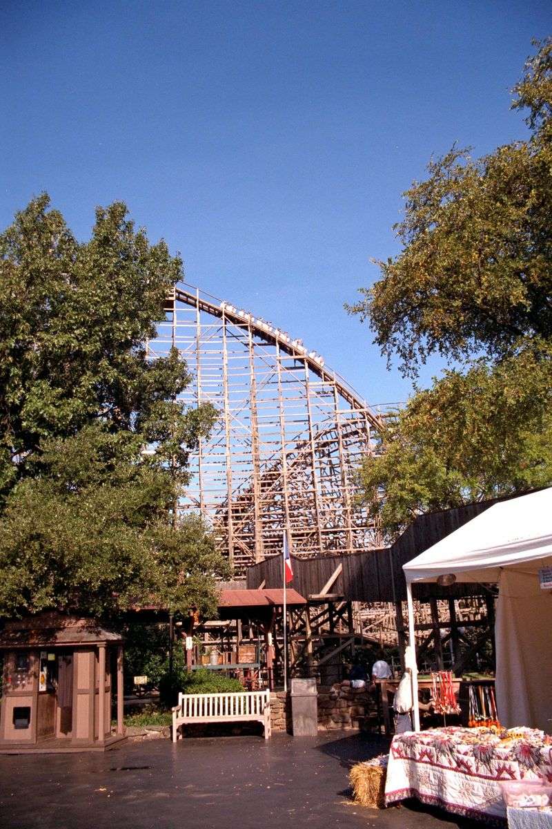 Next To A Still-Running Water Park