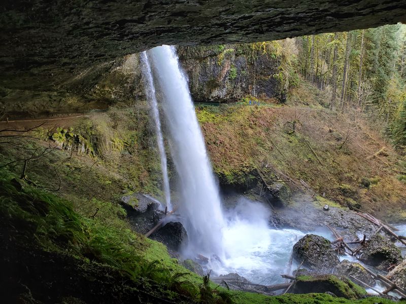 Silver Falls State Park: Walk Behind the Waterfalls