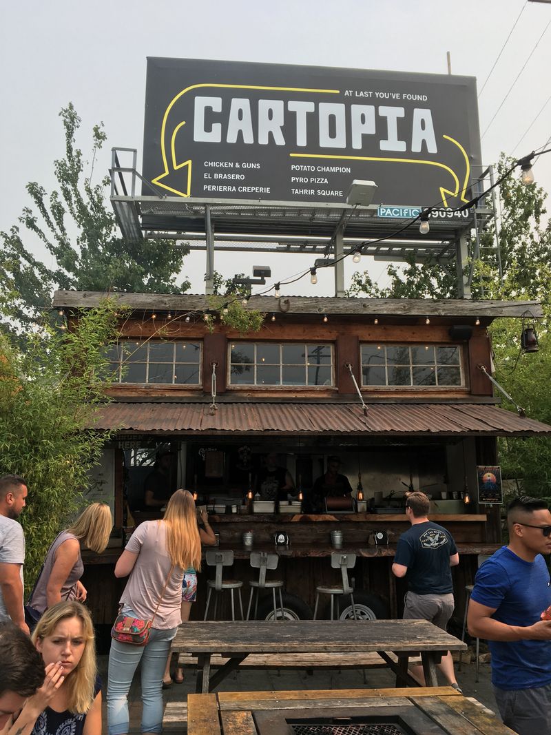 Cartopia Food Cart Pod, Portland