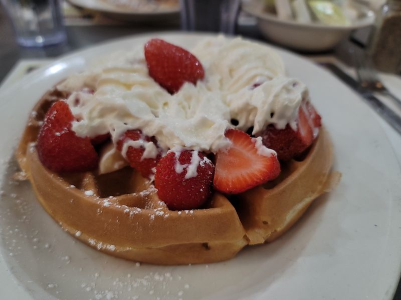 Strawberry Waffle Extravaganza With Fresh Fruit