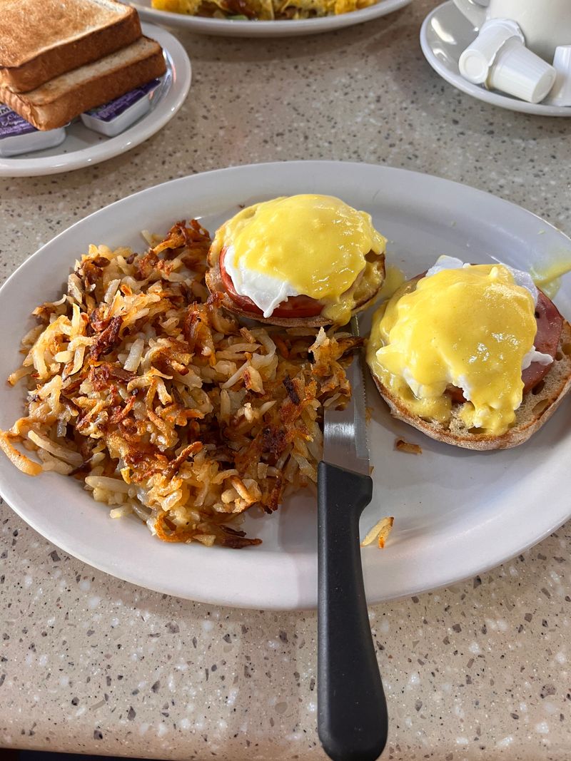 The Legendary Eggs Benedict with Hollandaise Sauce