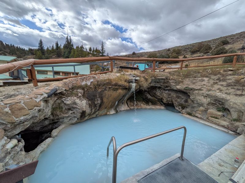 Hot Sulphur Springs Terraces Over The River