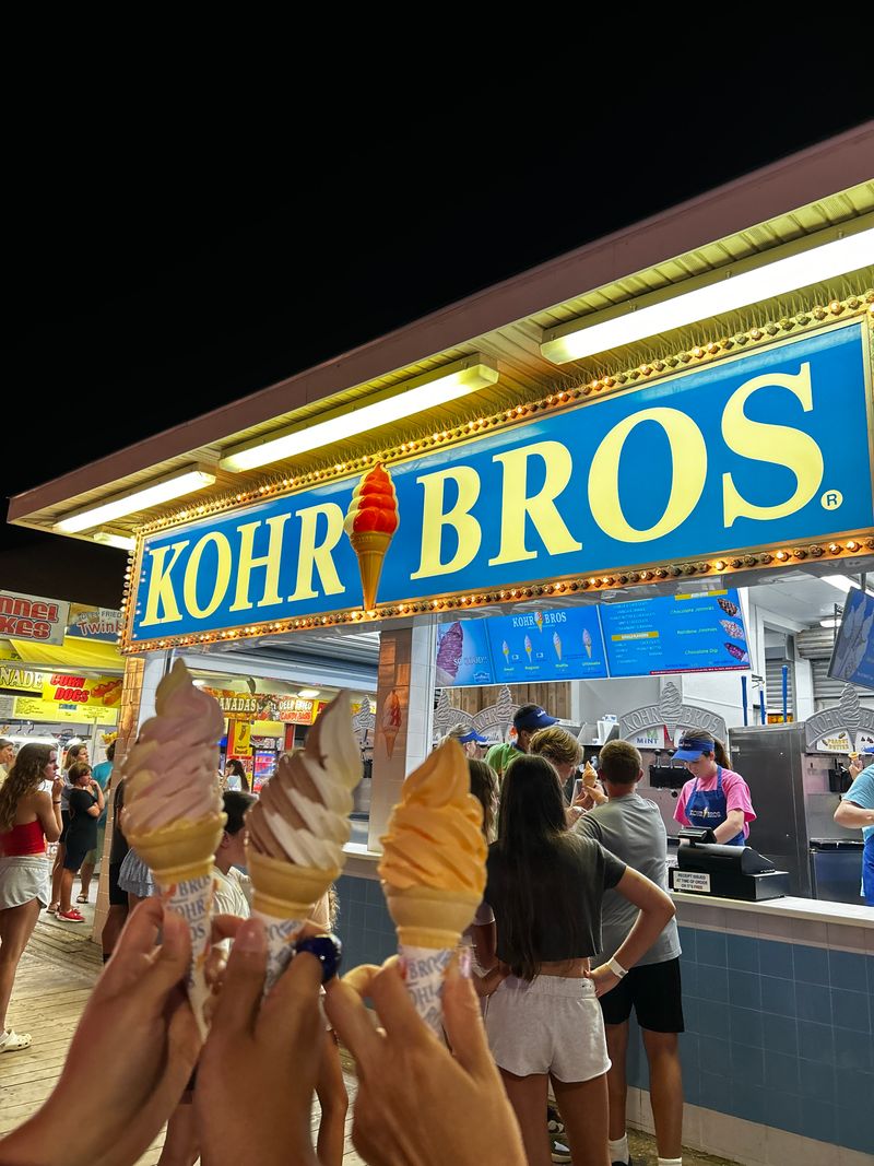 Kohr Bros Frozen Custard Swirl in North Wildwood