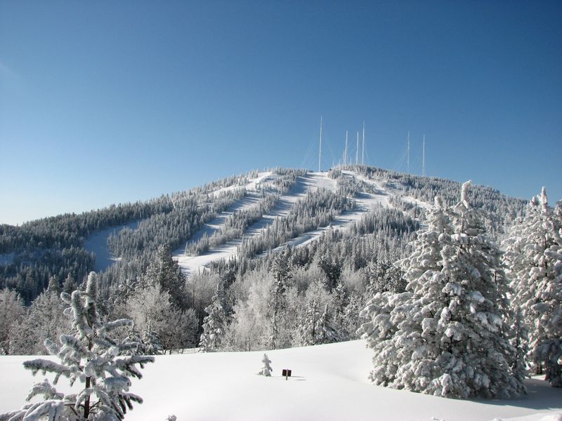 Day Two Morning: Snowy Climb Toward Lead And Terry Peak