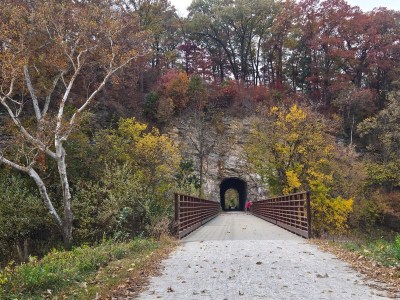 Day Two Late Morning: Katy Trail Tunnel And Bluffs