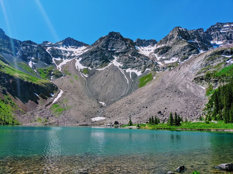 Bridal Veil Basin To Blue Lakes