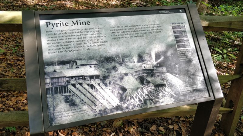 Cabin Branch Pyrite Mine, Louisa County
