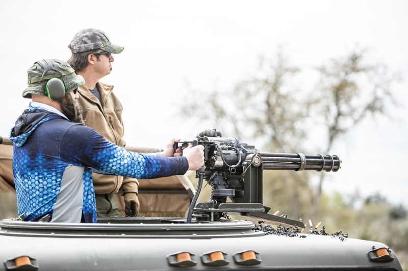 Tank Main Gun Firing