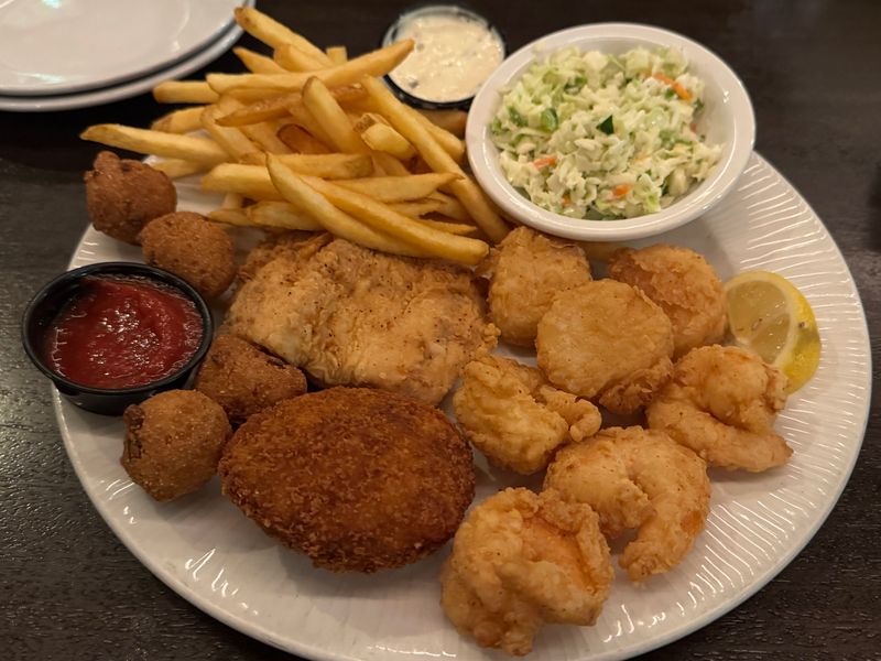 Fresh Seafood at Oceanfront Restaurants