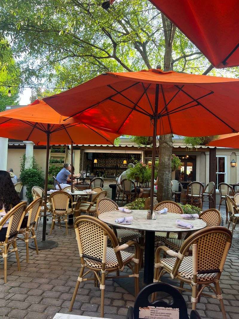Charming Outdoor Patio Offers Alfresco Dining Experience