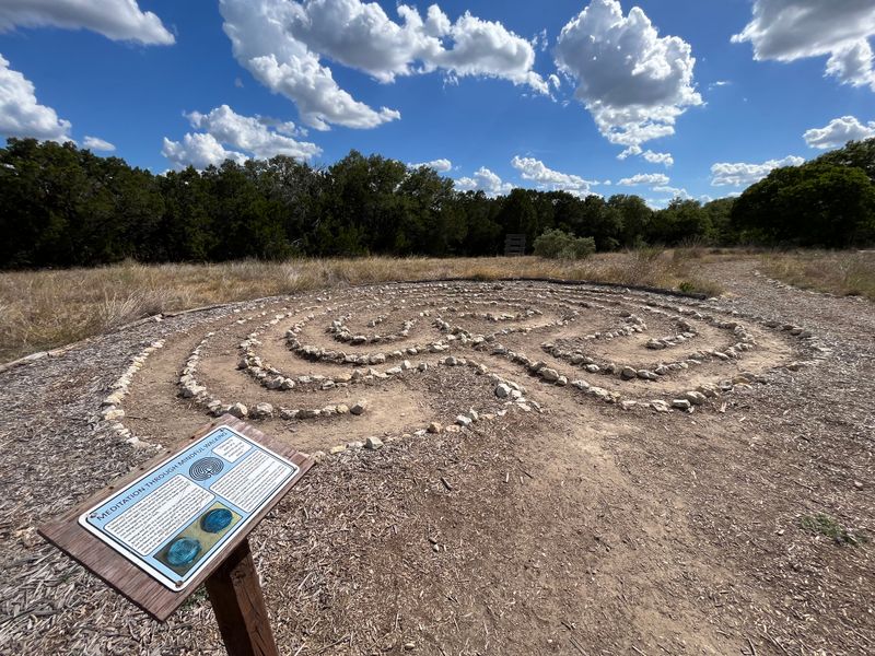 A Human Sundial and Meditation Labyrinth for Reflection