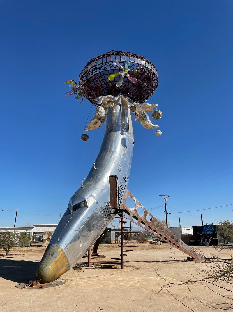 Art Installations Scattered Through The Ruins