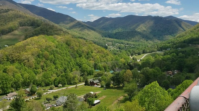 What Visitors See From Maggie Valley Below
