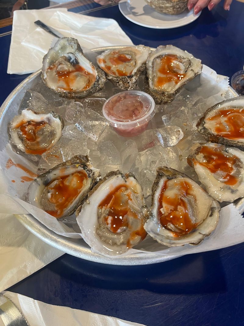 Fresh Seafood Market Right on Site