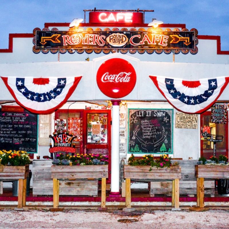 Royers Round Top Cafe, Texas
