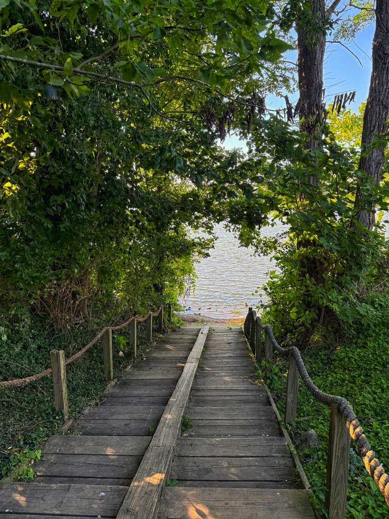 A River Village Frozen In Time