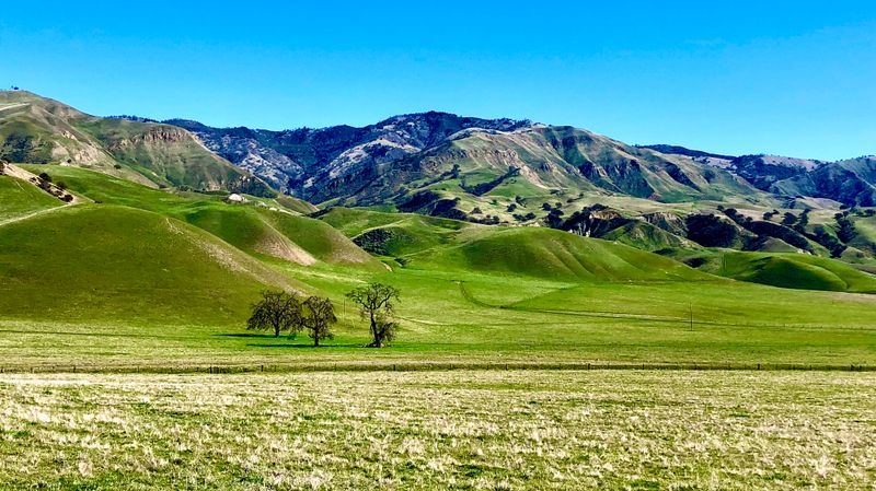 Highway 41 South Through Fresno Fields