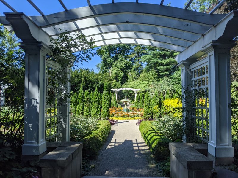 Walking Trails Wind Through Diverse Garden Landscapes