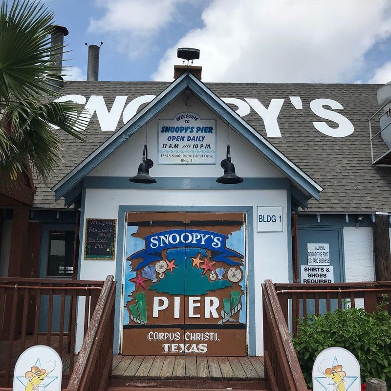 Snoopy's Pier - Address: 13313 S Padre Island Dr, Corpus Christi, TX 78418