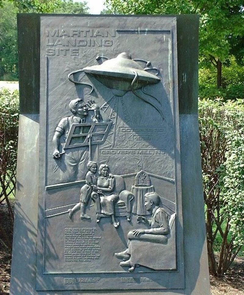 The War of the Worlds Landing Site Monument, 218 Cranbury Rd, NJ 08550