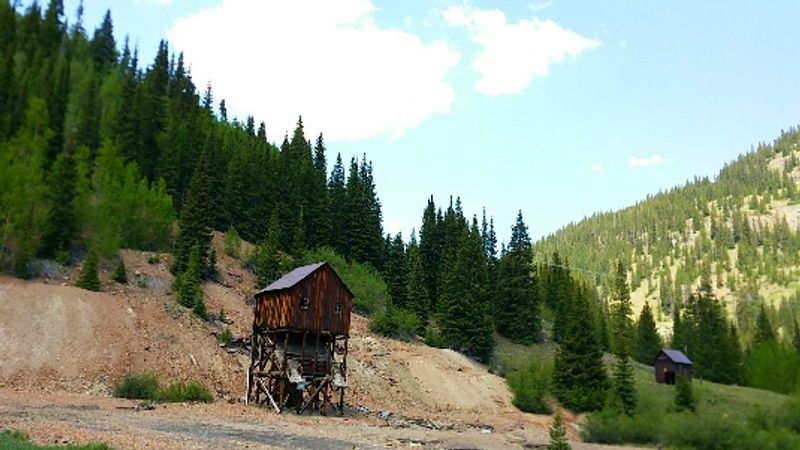 Old Mines Hanging Above The Road