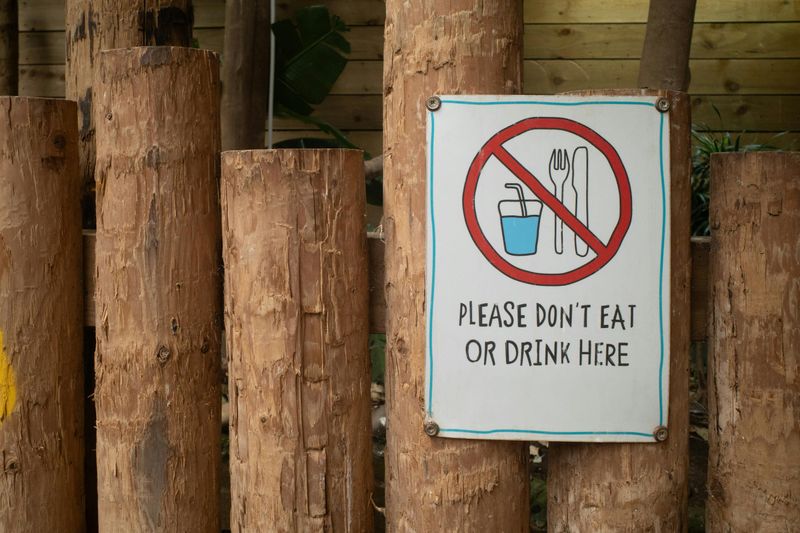 Bringing Food Or Drinks Into Restricted Areas