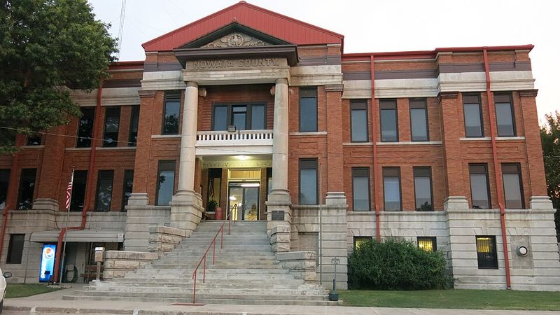 The County Courthouse Still Operates in Near-Empty Surroundings