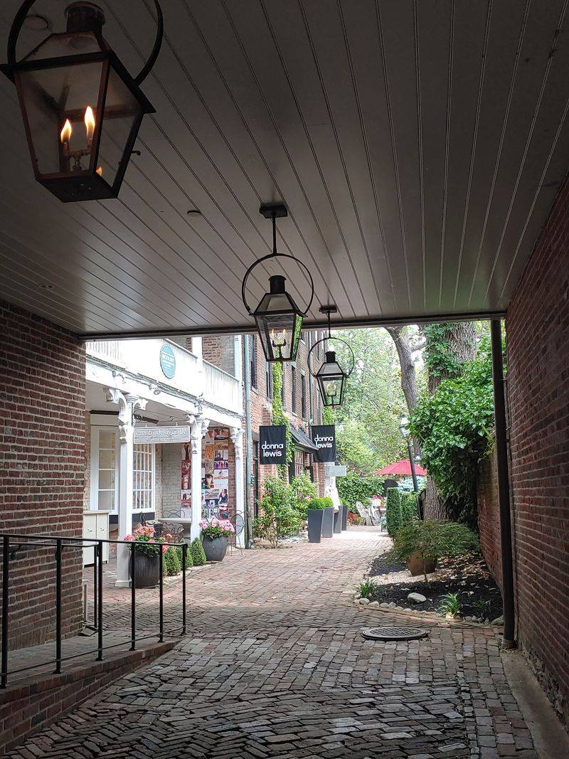 Cobblestone Streets And Historic Architecture