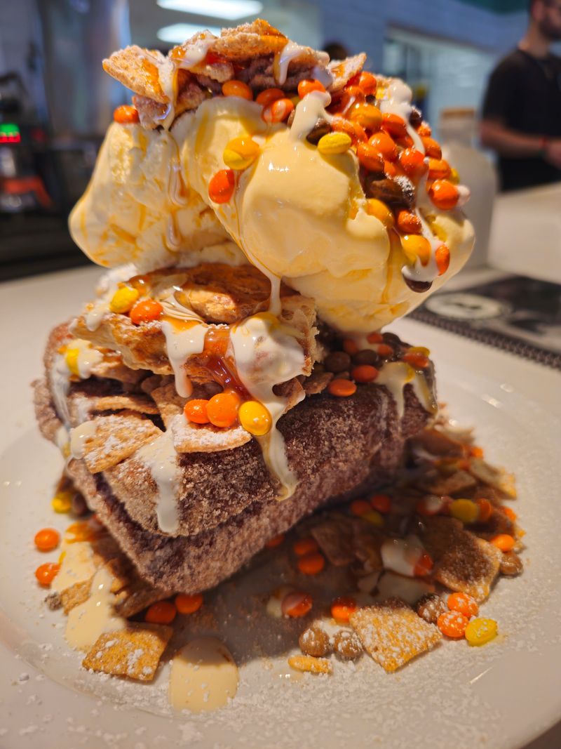 French Toast Slabs Thicker Than Your Phone