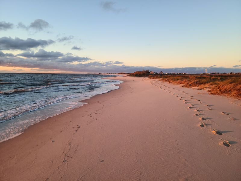 Quiet Beach Offers Peaceful Relaxation