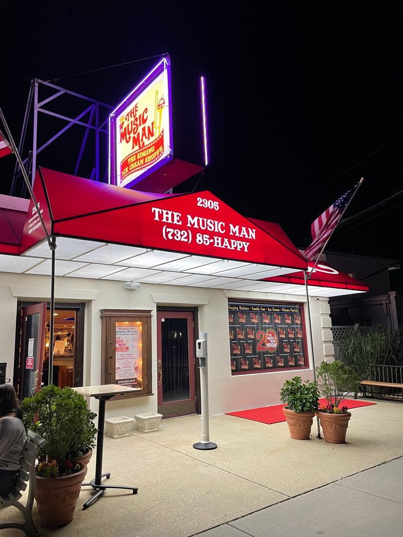 The Music Man Singing Ice Cream Shoppe in Lavallette
