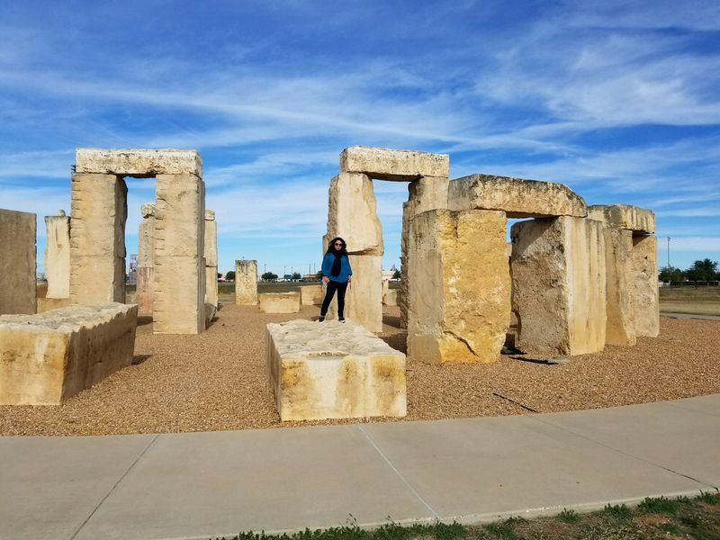 Stonehenge Replica Stands in Desert