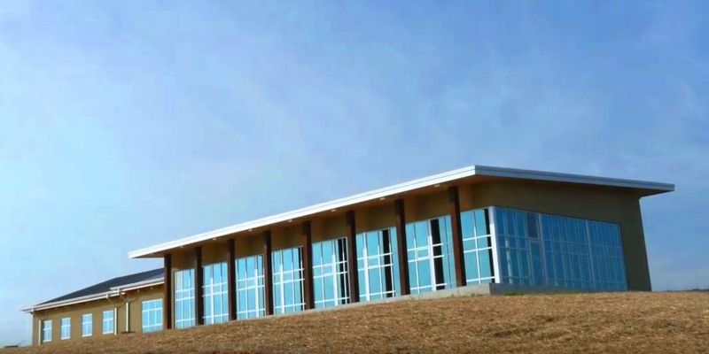 Floor-to-Ceiling Windows at the Visitor Center Offer Panoramic Wildlife Views
