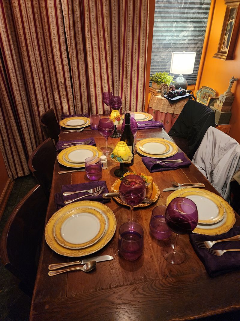 Dining Inside A Real Family Home