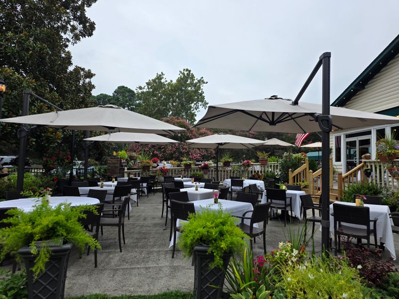 Outdoor Patio with Fire Pits