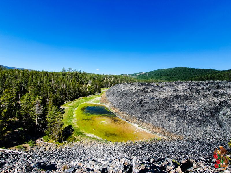 Big Obsidian Flow at Newberry Volcanic Monument