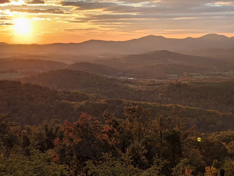 Afton Mountain Overlook on I-64