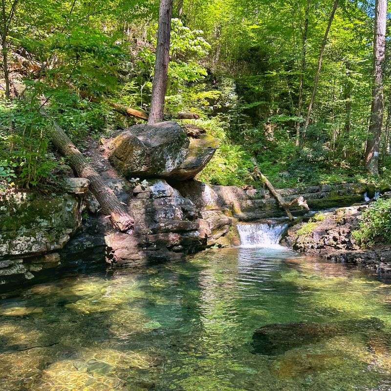 The Gentler Blue Dot Descent With Hidden Water Features