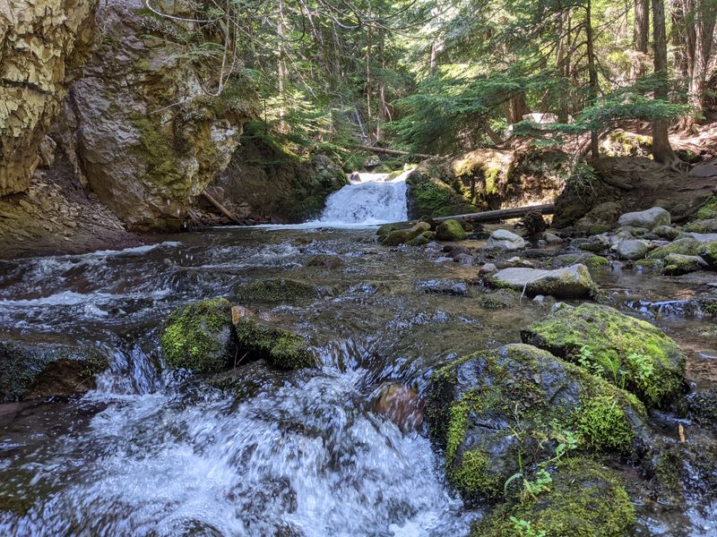 Charming Miniature Waterfalls Along the Way
