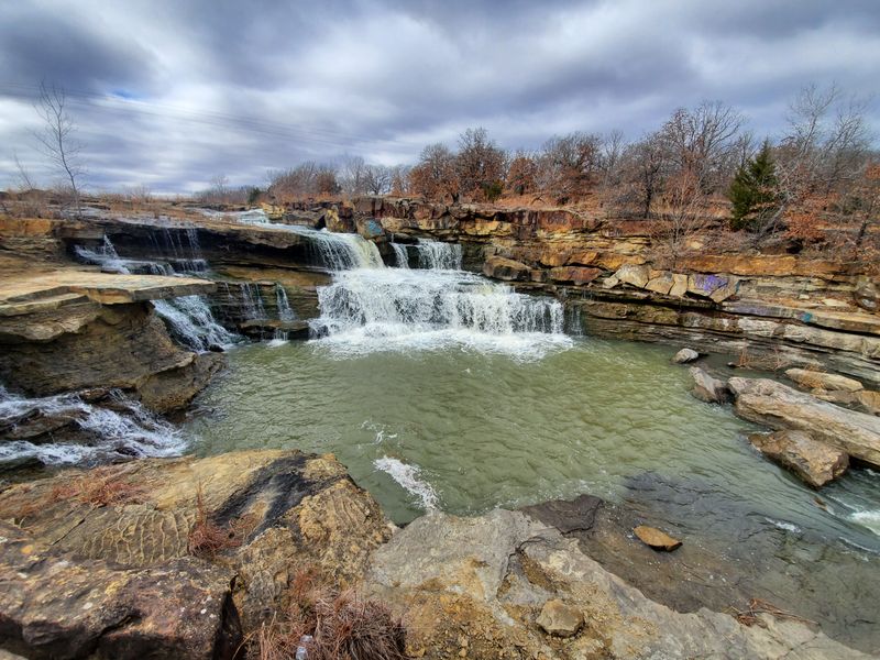 Bluestem Lake and Falls