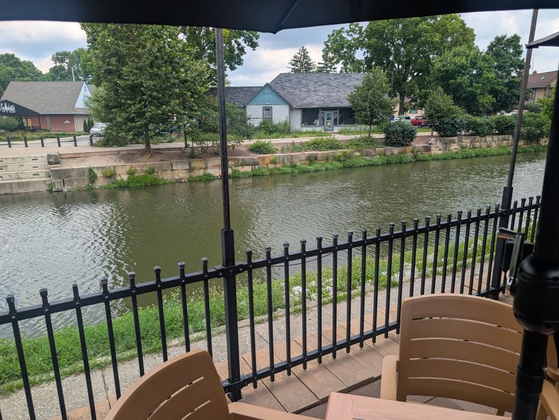 Canal-Side Patio With Unbeatable Views