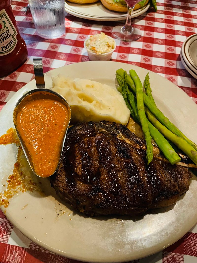 The Famous 24-Ounce Delmonico Steak That Feeds Two