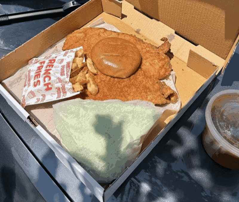 A Breaded Tenderloin So Big It Comes in a Pizza Box