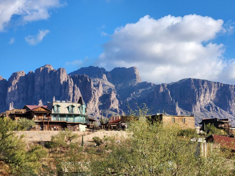 An Attraction Set Inside A Ghost Town