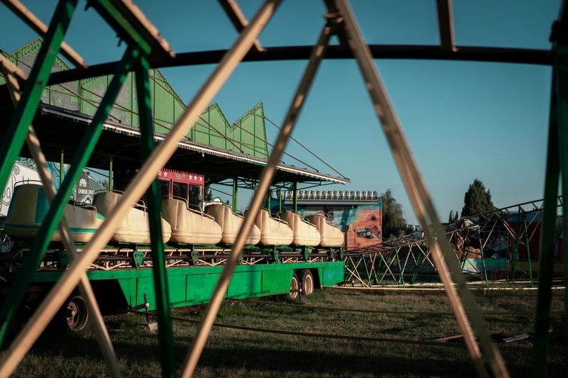 Carnival Rides Turned Ghostly Frames